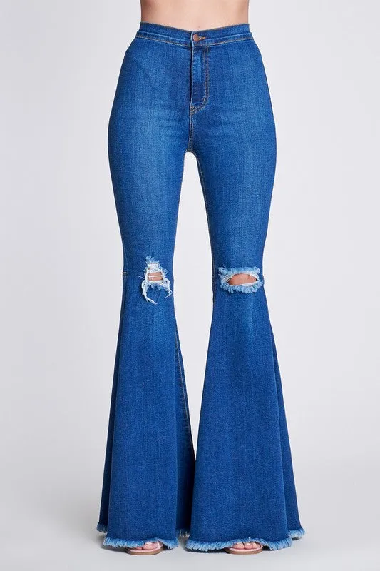Run This Town Flares (Medium Wash)