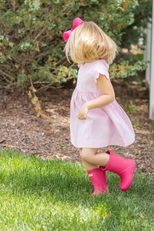 Sadie Cap Sleeve Corduroy Dress | Scalloped Sleeves | Two Colors Available