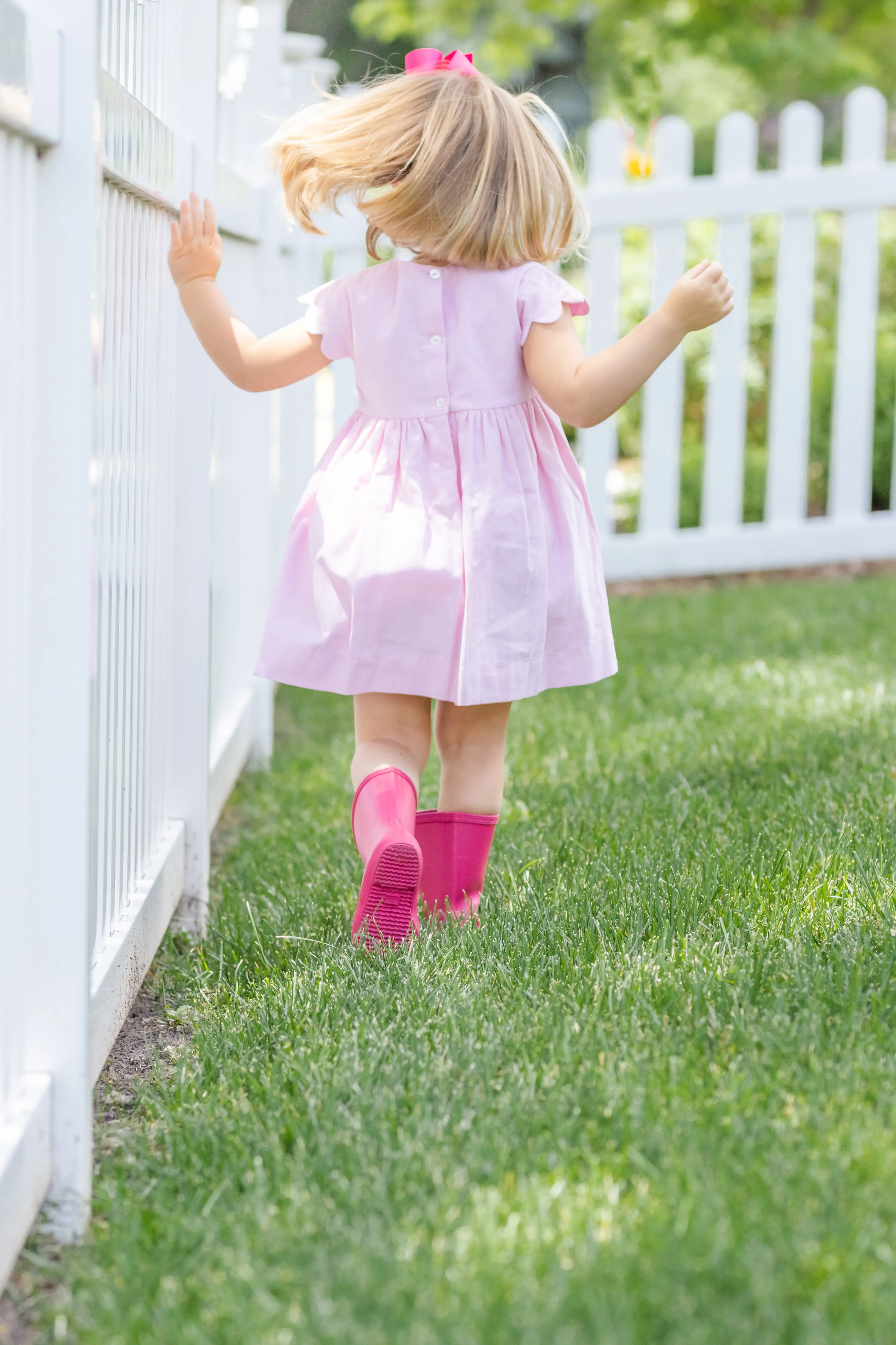 Sadie Cap Sleeve Corduroy Dress | Scalloped Sleeves | Two Colors Available