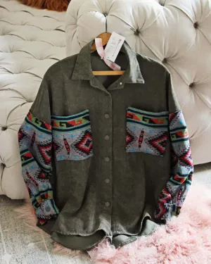 Sageland Corduroy Shacket