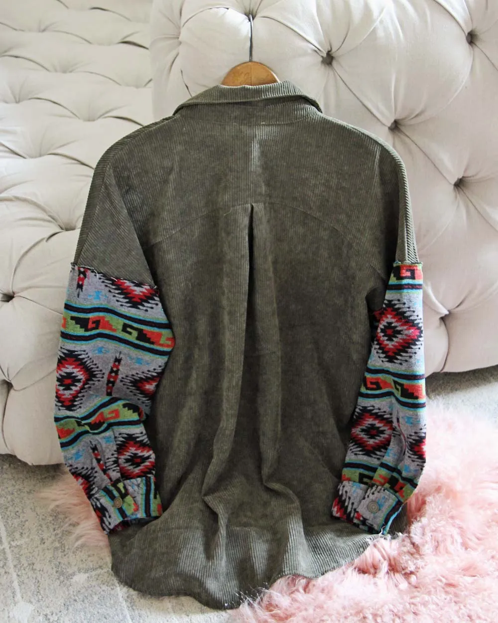 Sageland Corduroy Shacket