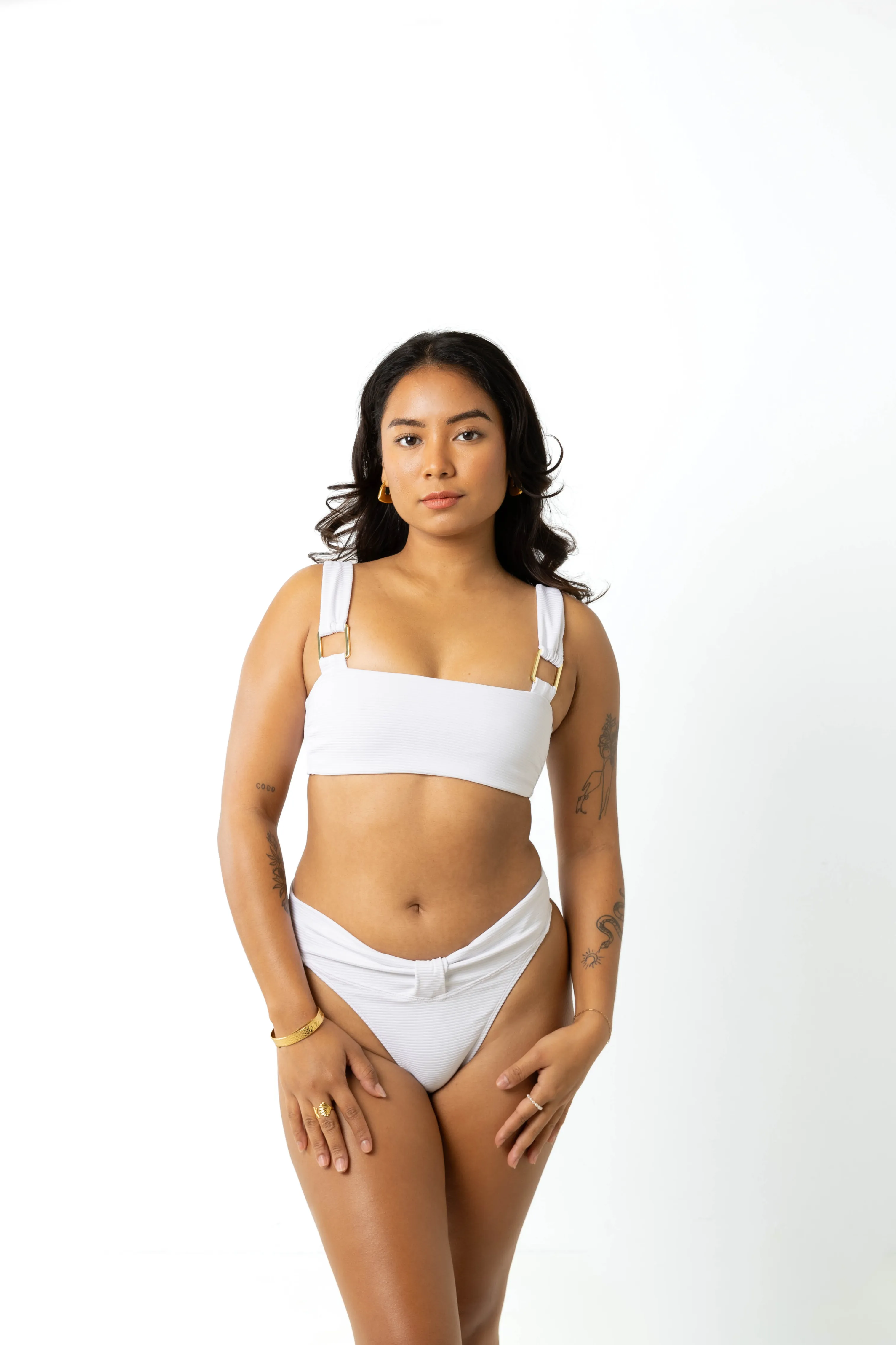 SAMPLE: Yasmeen High-Cut Bikini Bottoms Size 10