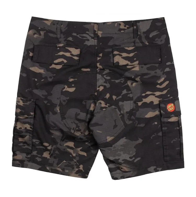 Santa Cruz Short Defeat Walkshort Black Camo