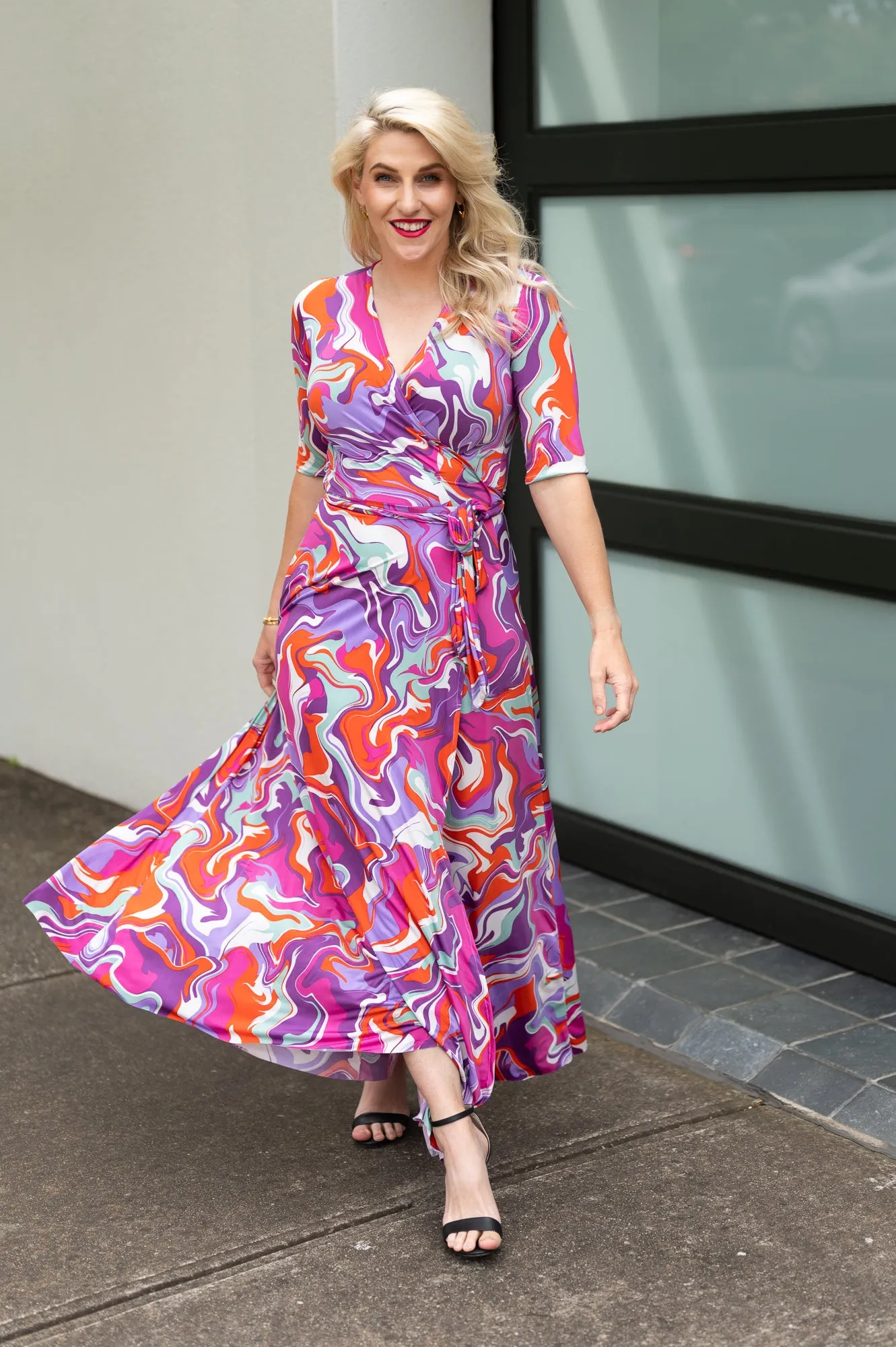 Sara - Wrap Dress - Last Sizes