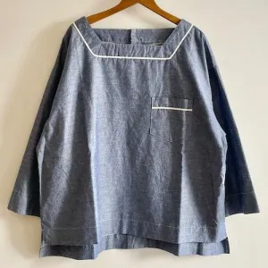 Sarahwear - (C52891) Chambray Sailor Shirt