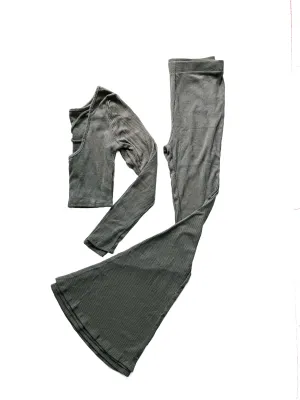Savannah Two-Piece Lounge Set - Light Gray