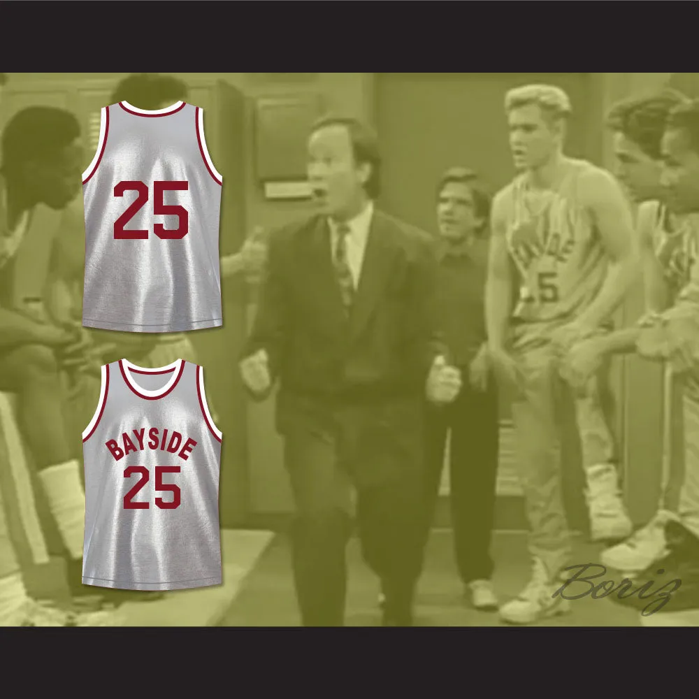 Saved By The Bell 25 Bayside Tigers Basketball Jersey
