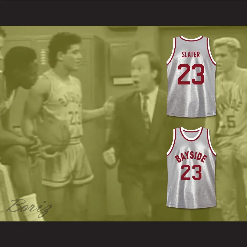 Saved By The Bell AC Slater 23 Bayside Tigers Basketball Jersey