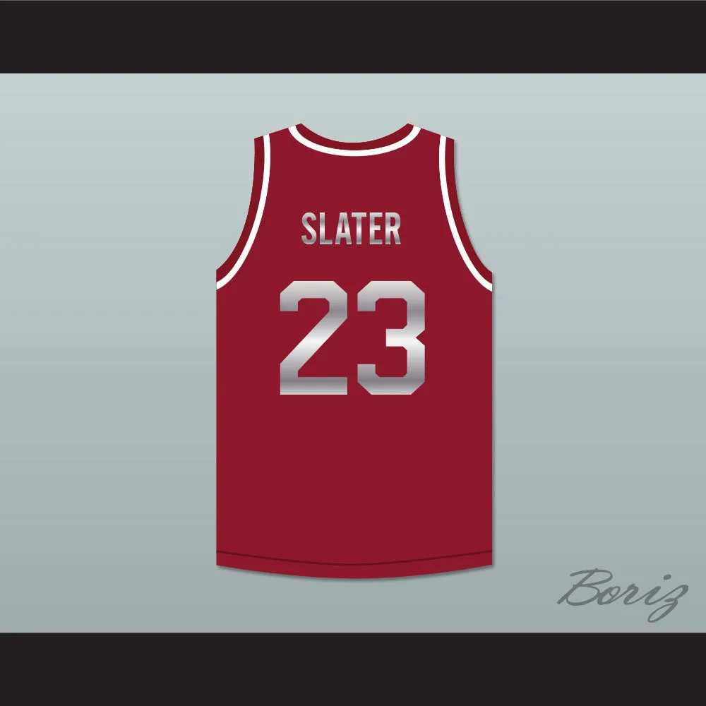 Saved By The Bell AC Slater 23 Bayside Tigers Maroon Basketball Jersey Includes Tiger Patch