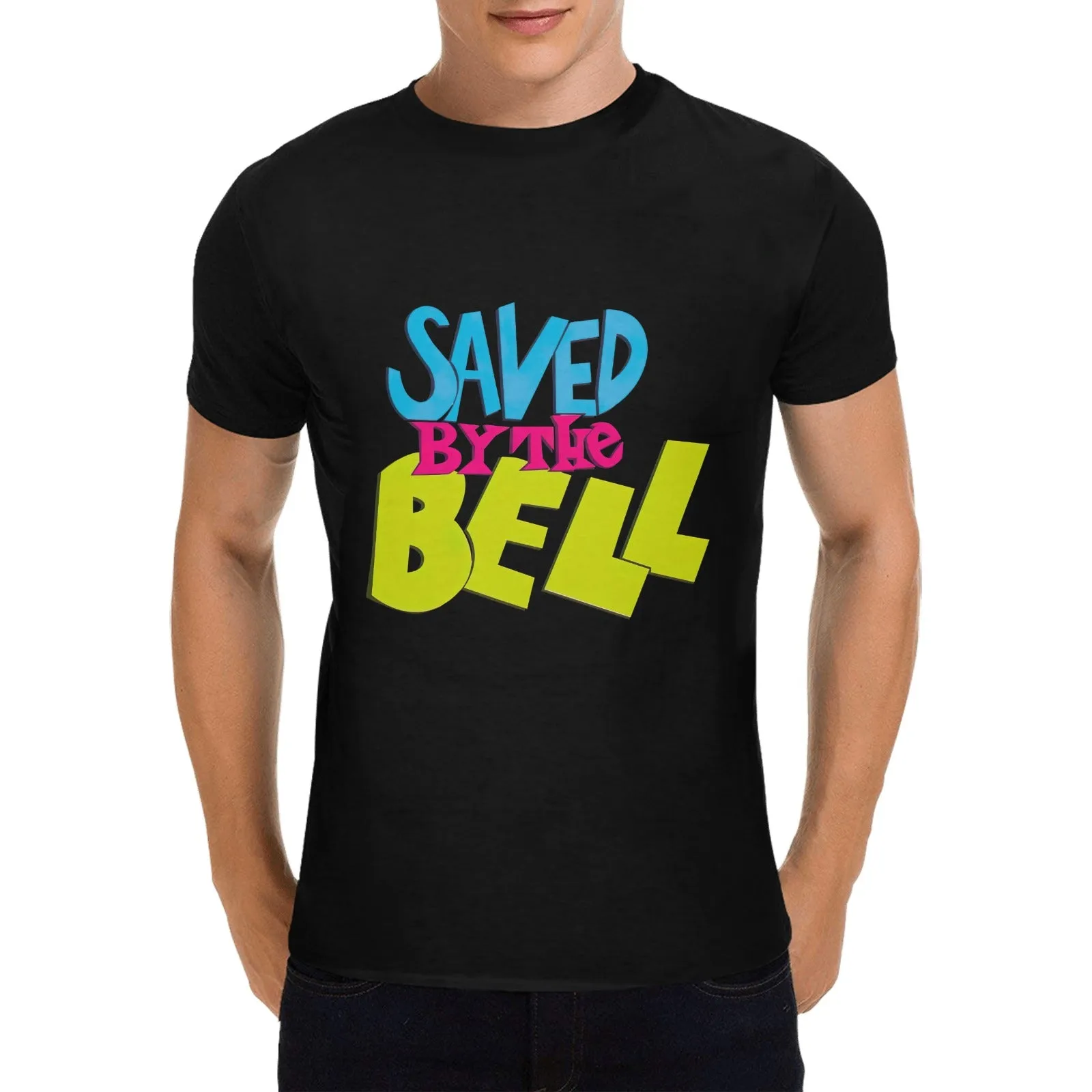 Saved By The Bell Classic Logo Men's T-shirt 100% Cotton