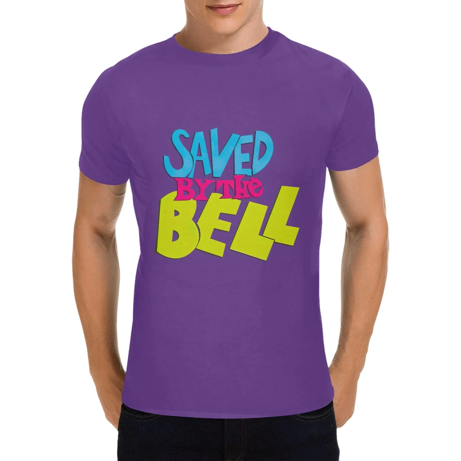 Saved By The Bell Classic Logo Men's T-shirt 100% Cotton