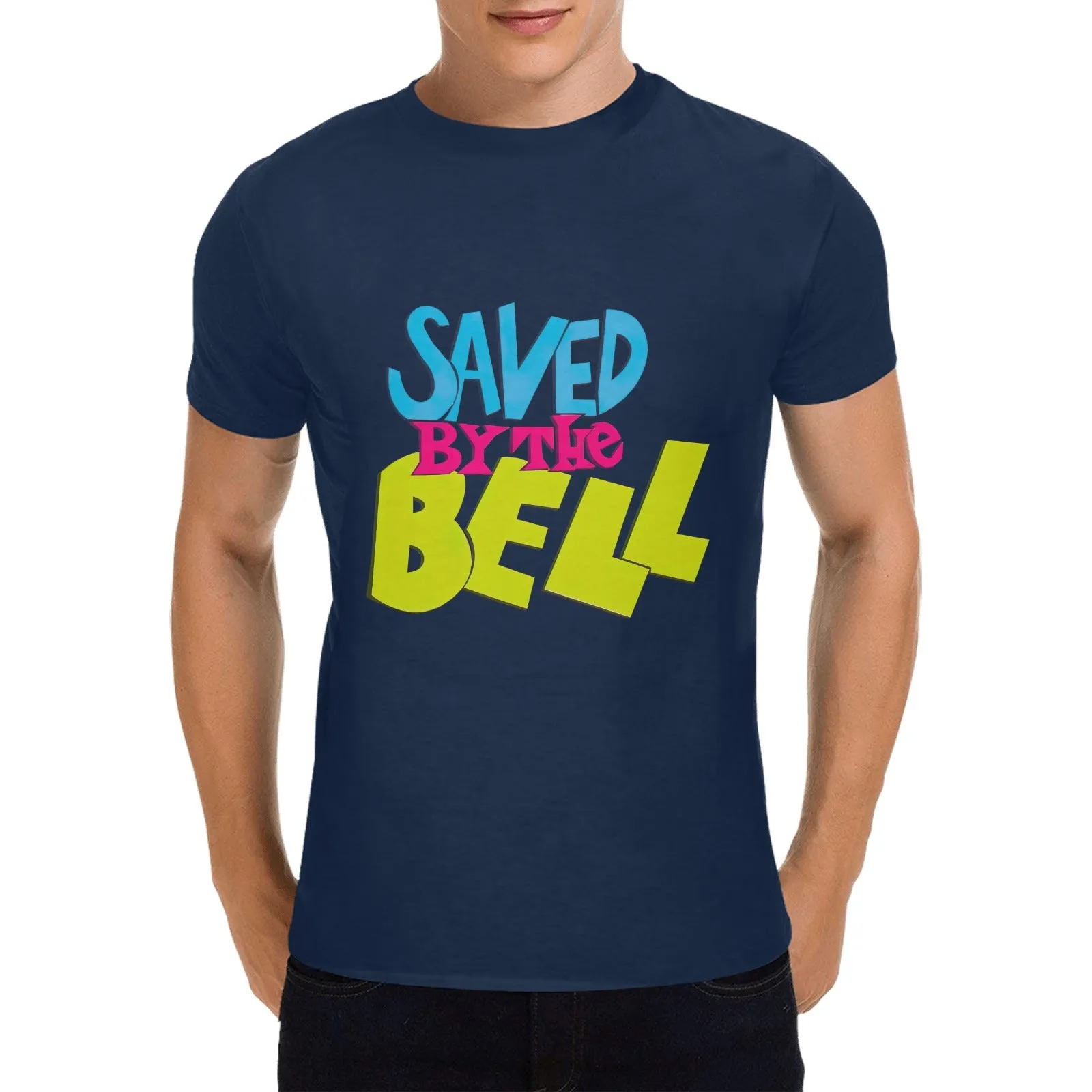 Saved By The Bell Classic Logo Men's T-shirt 100% Cotton
