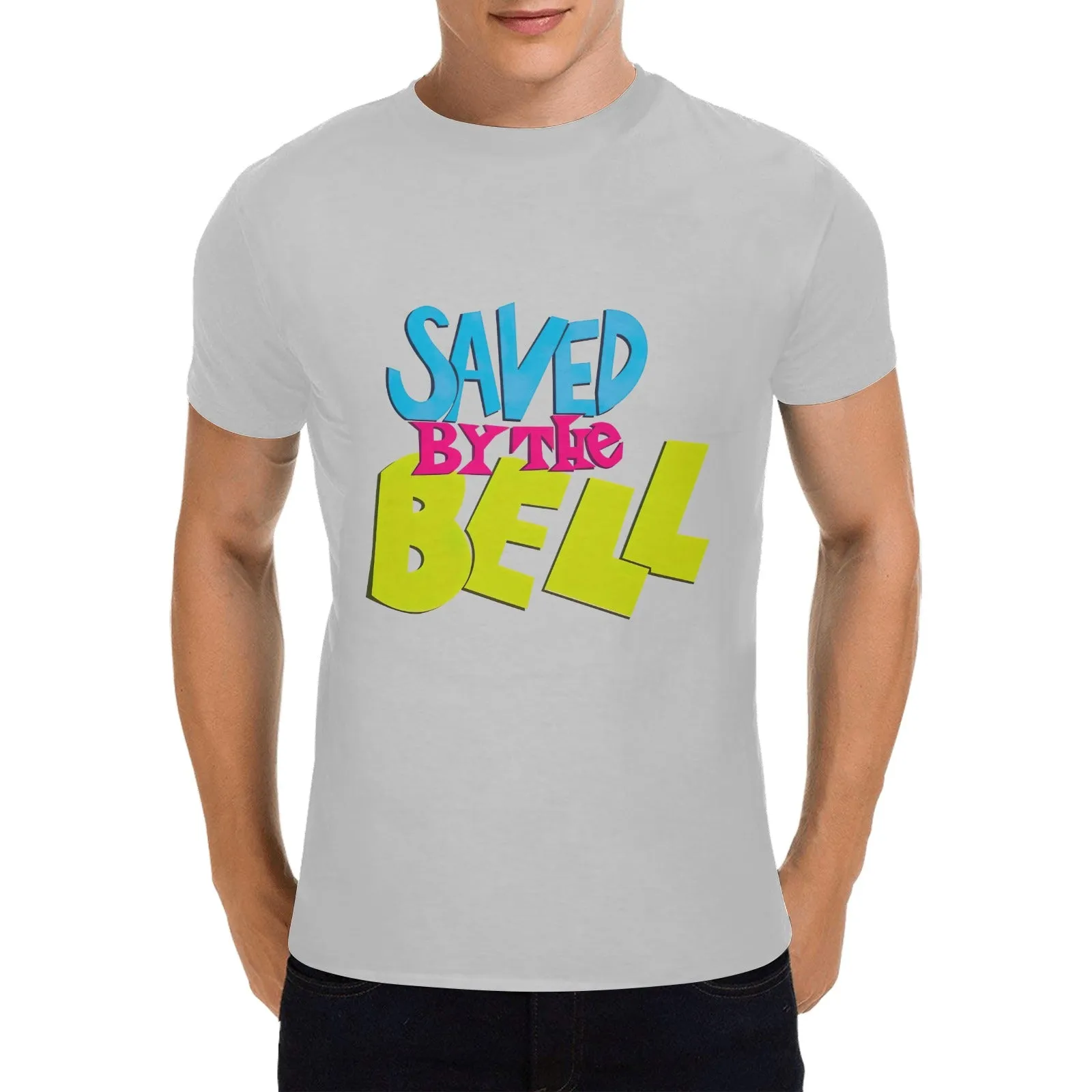 Saved By The Bell Classic Logo Men's T-shirt 100% Cotton
