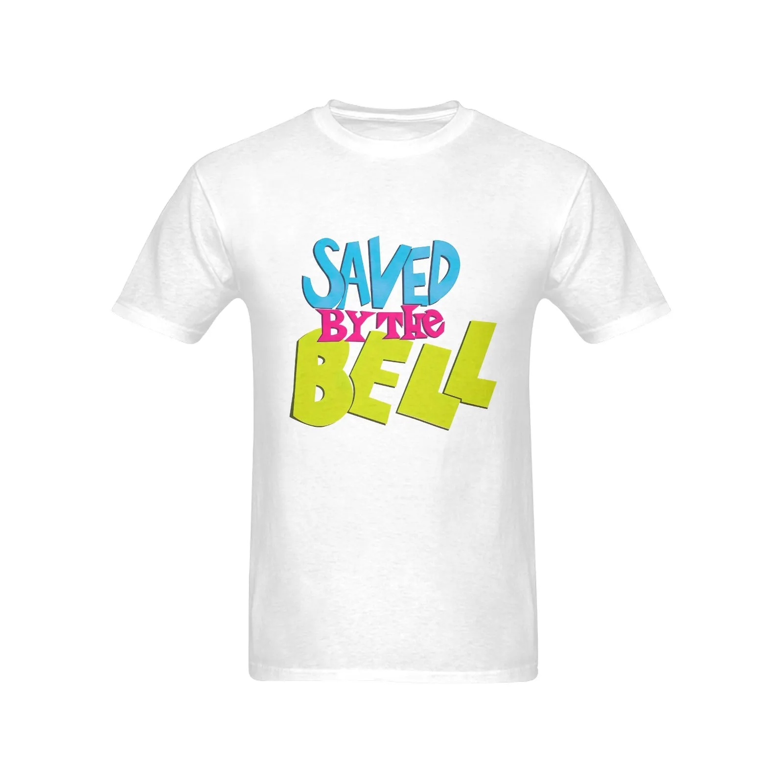 Saved By The Bell Classic Logo Men's T-shirt 100% Cotton