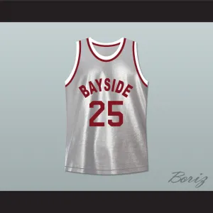 Saved By The Bell Zack Morris 25 Bayside Tigers Basketball Jersey