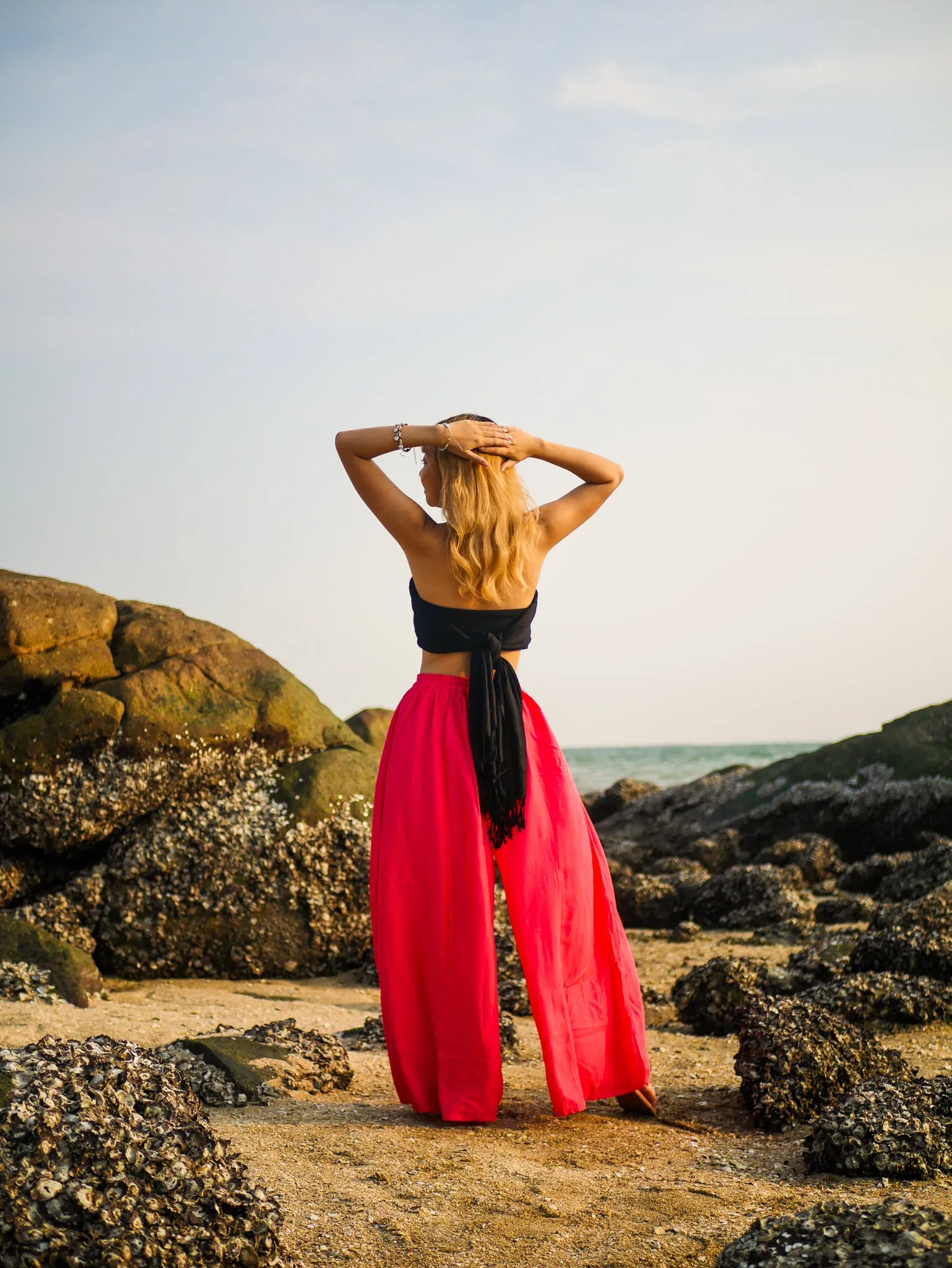 Scarlet Wide Leg Palazzo Pants