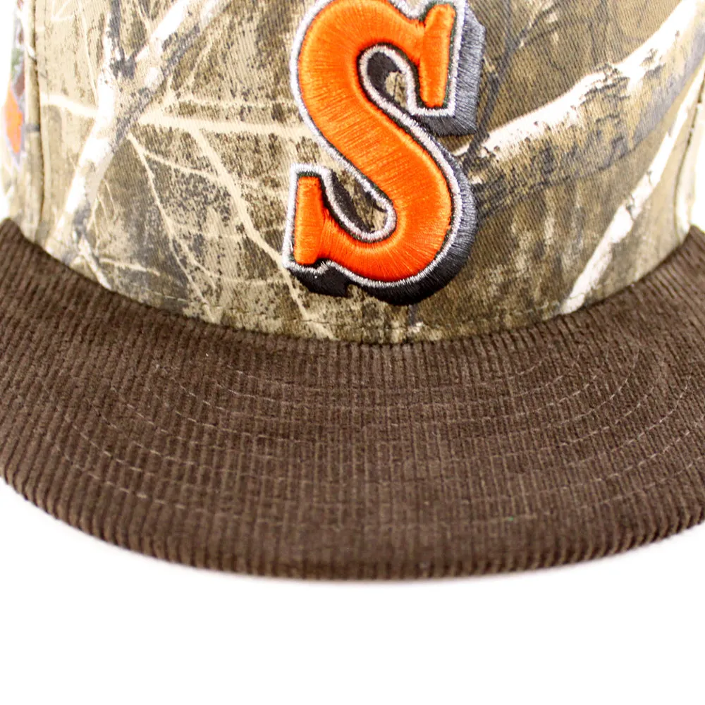 Seattle Mariners 30TH Anniversary New Era 59Fifty Fitted Hat (RealTree Camo Brown Corduroy Green Under Brim)
