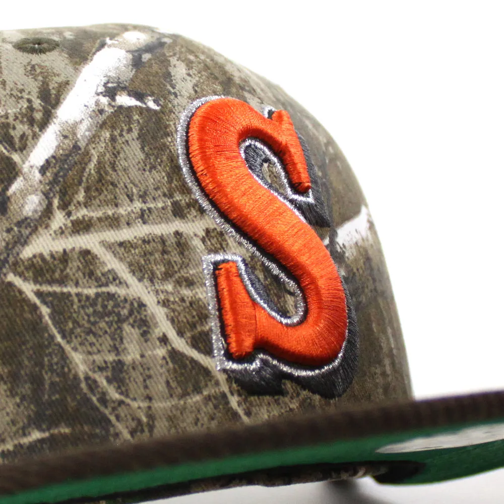 Seattle Mariners 30TH Anniversary New Era 59Fifty Fitted Hat (RealTree Camo Brown Corduroy Green Under Brim)
