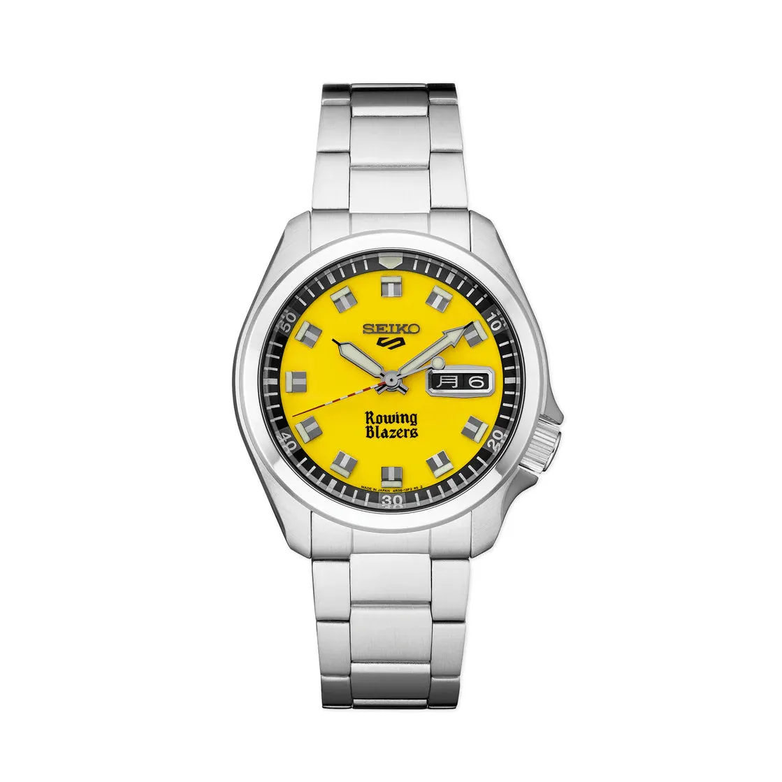 Seiko 5 Sports SRPJ69 Yellow Rowing Blazers