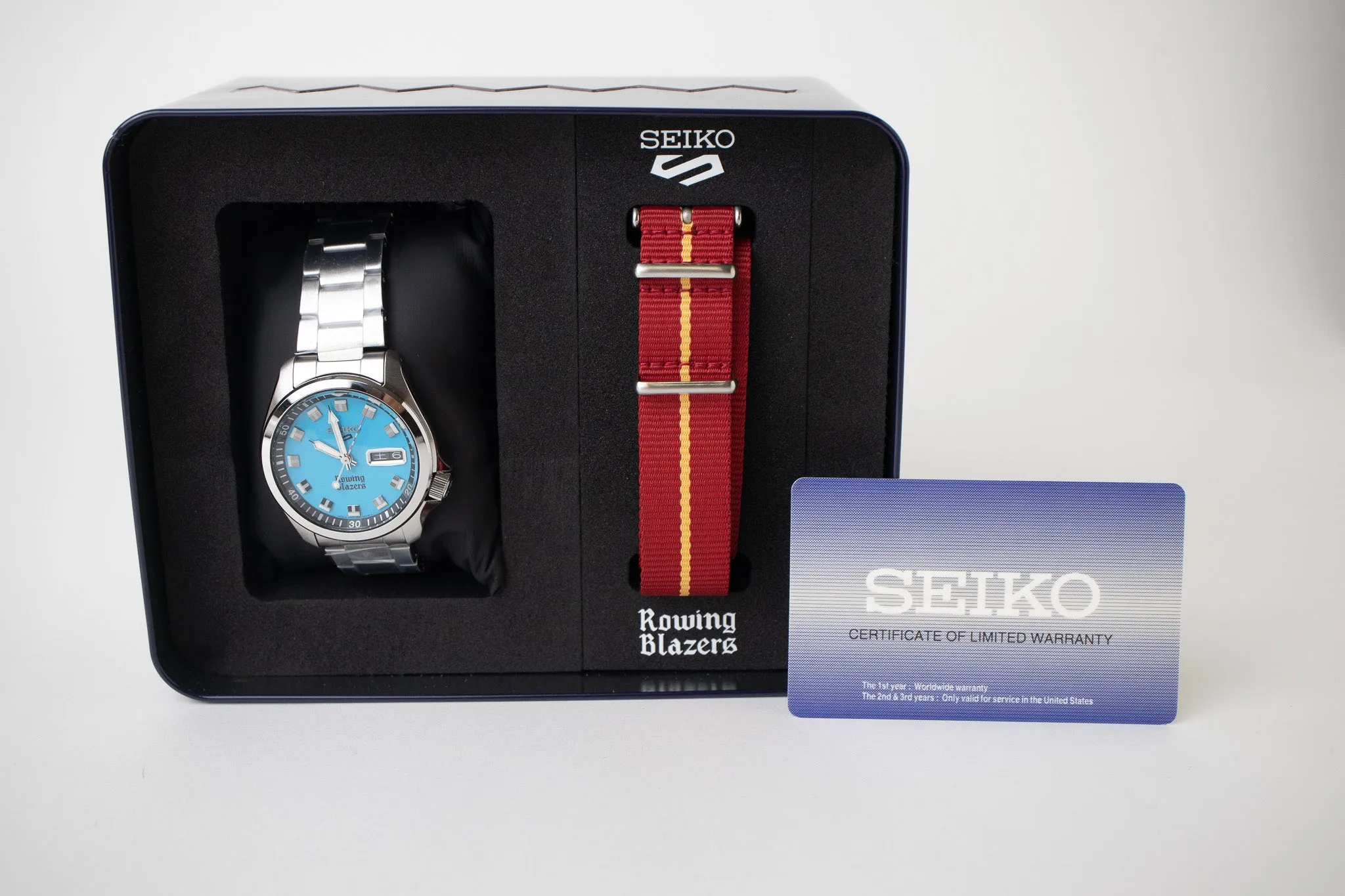 Seiko Rowing Blazers X Seiko 5 Azure
