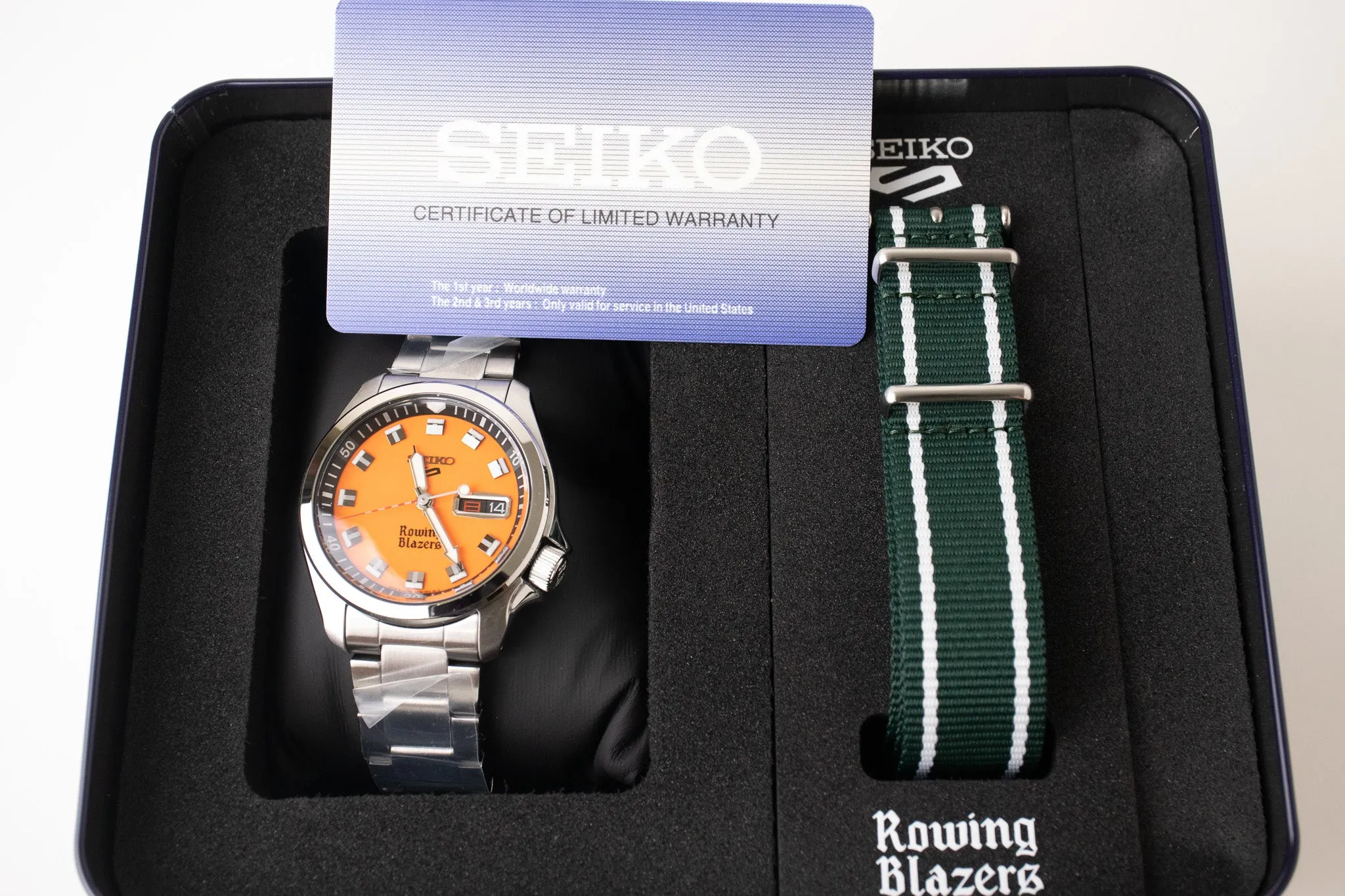 Seiko Rowing Blazers X Seiko 5 Orange