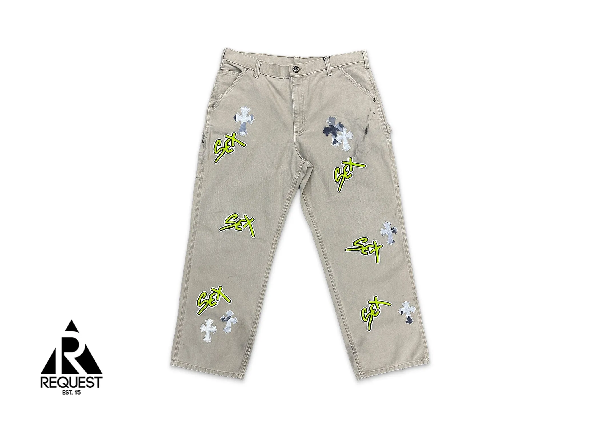 Sex Records Carpenter Pants "Grey Khaki"