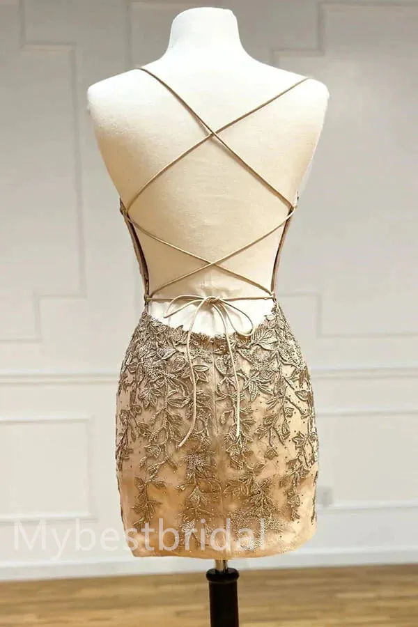 Sexy Sleeveless Sweetheart Sheath Short Mini Homecoming Dress,  HDS0124