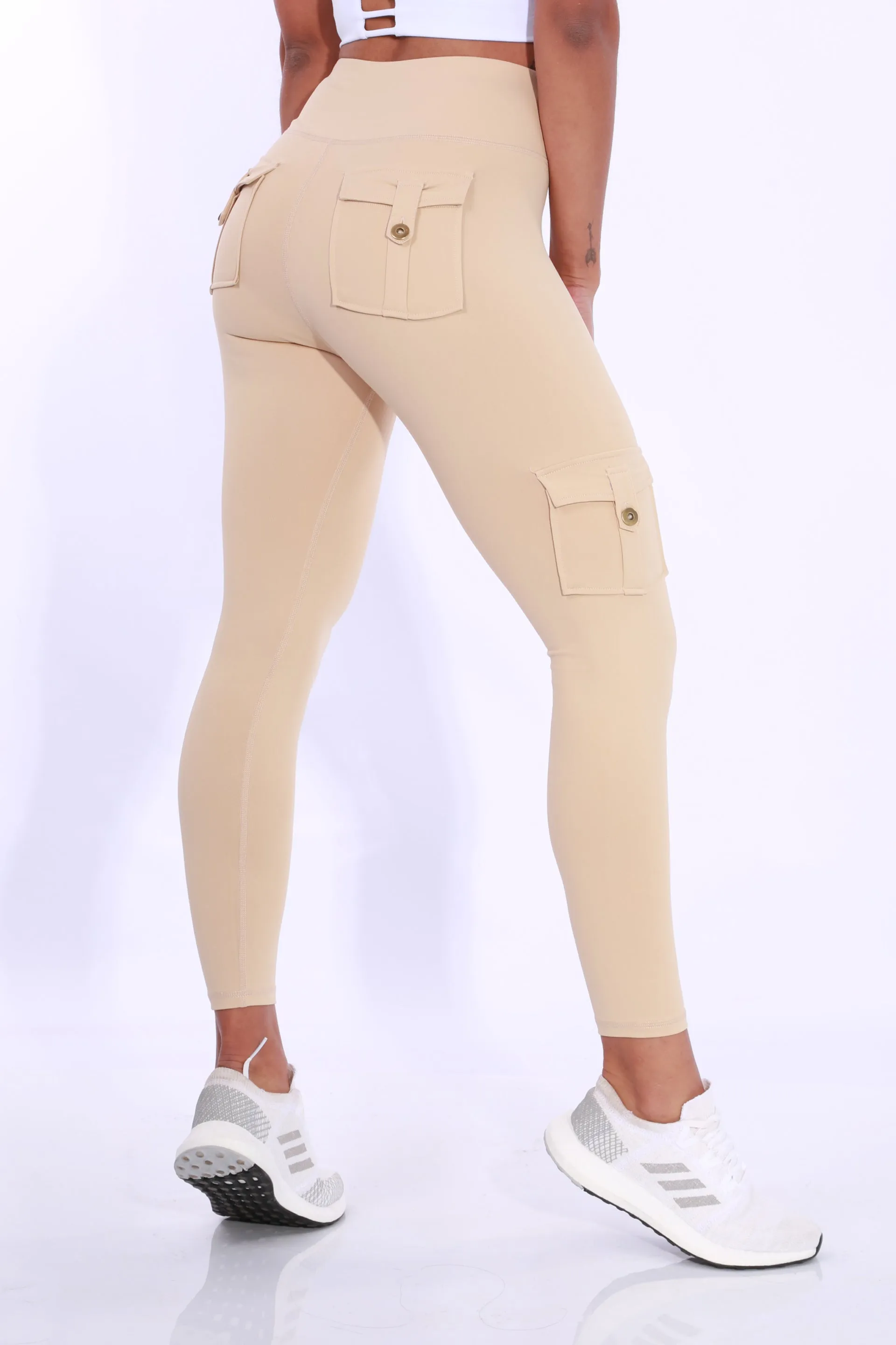 Shapewear TNG Cargo Leggings - Cream