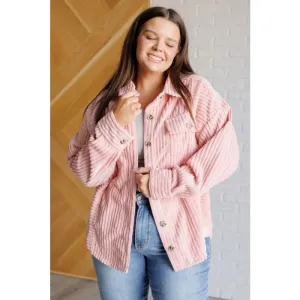Sharpest Tool in the Shed Ribbed Knit Shacket