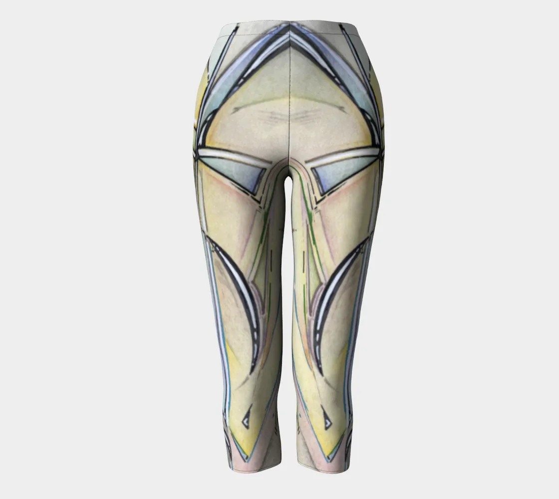 Shattered Heart Classic Capris