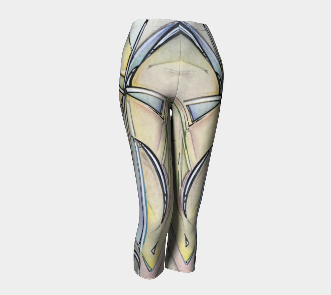Shattered Heart Classic Capris