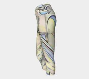 Shattered Heart Yoga Capris