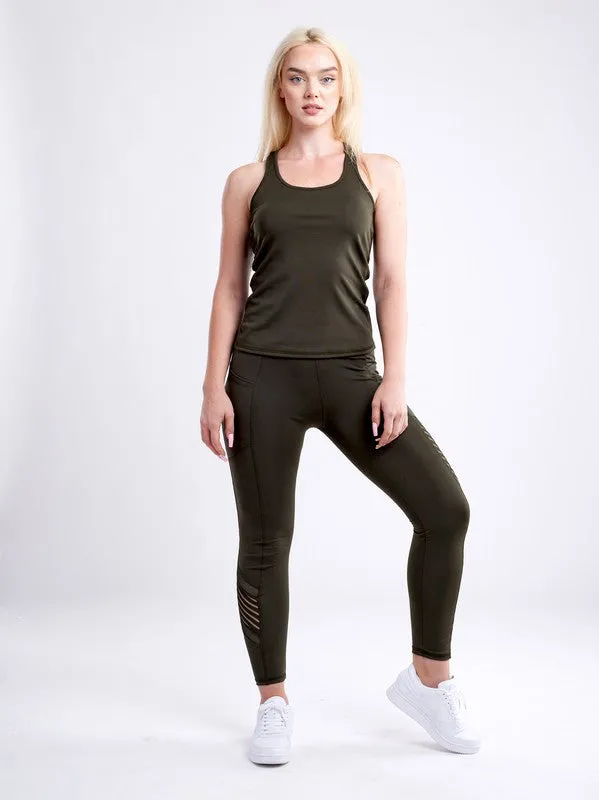 SHEER ILLUSION high-waisted leggings