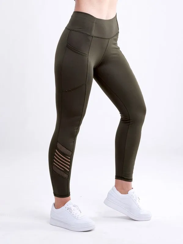SHEER ILLUSION high-waisted leggings