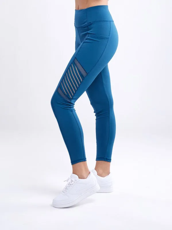 SHEER ILLUSION high-waisted leggings