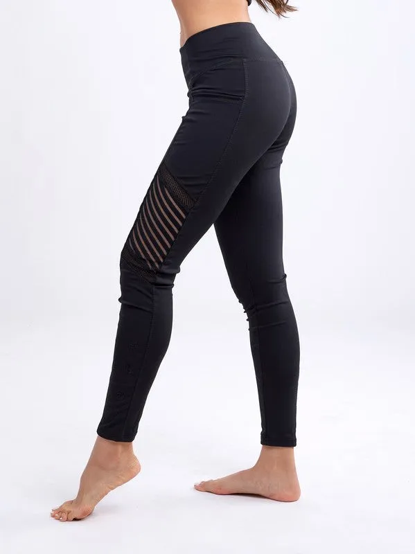 SHEER ILLUSION high-waisted leggings