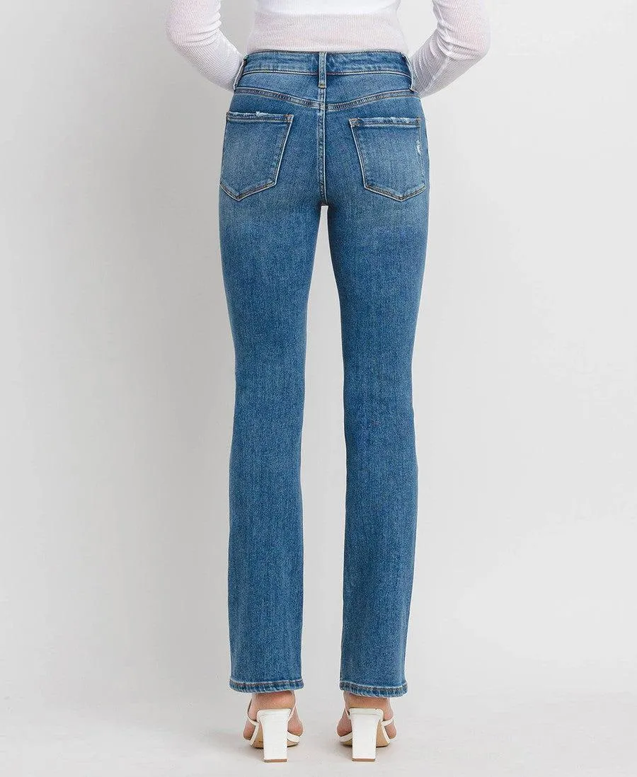 Shining High Rise Boot Cut Jeans
