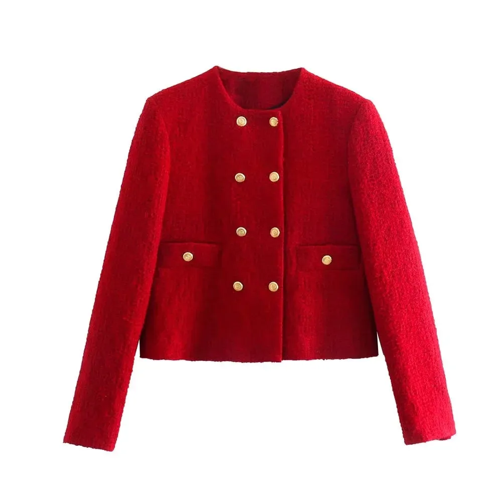 Short Blazer Skirt Sets