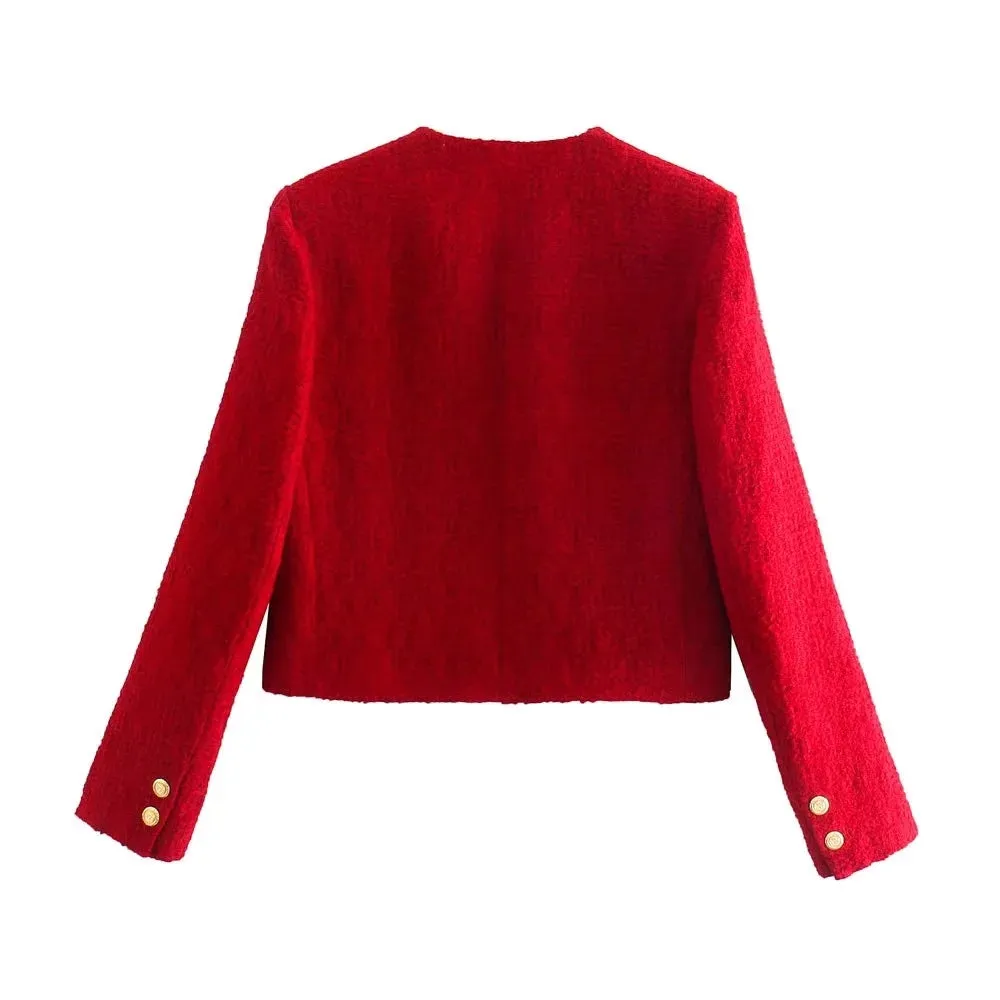 Short Blazer Skirt Sets