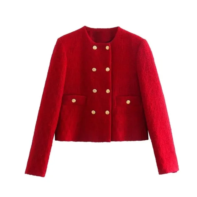 Short Blazer Skirt Sets