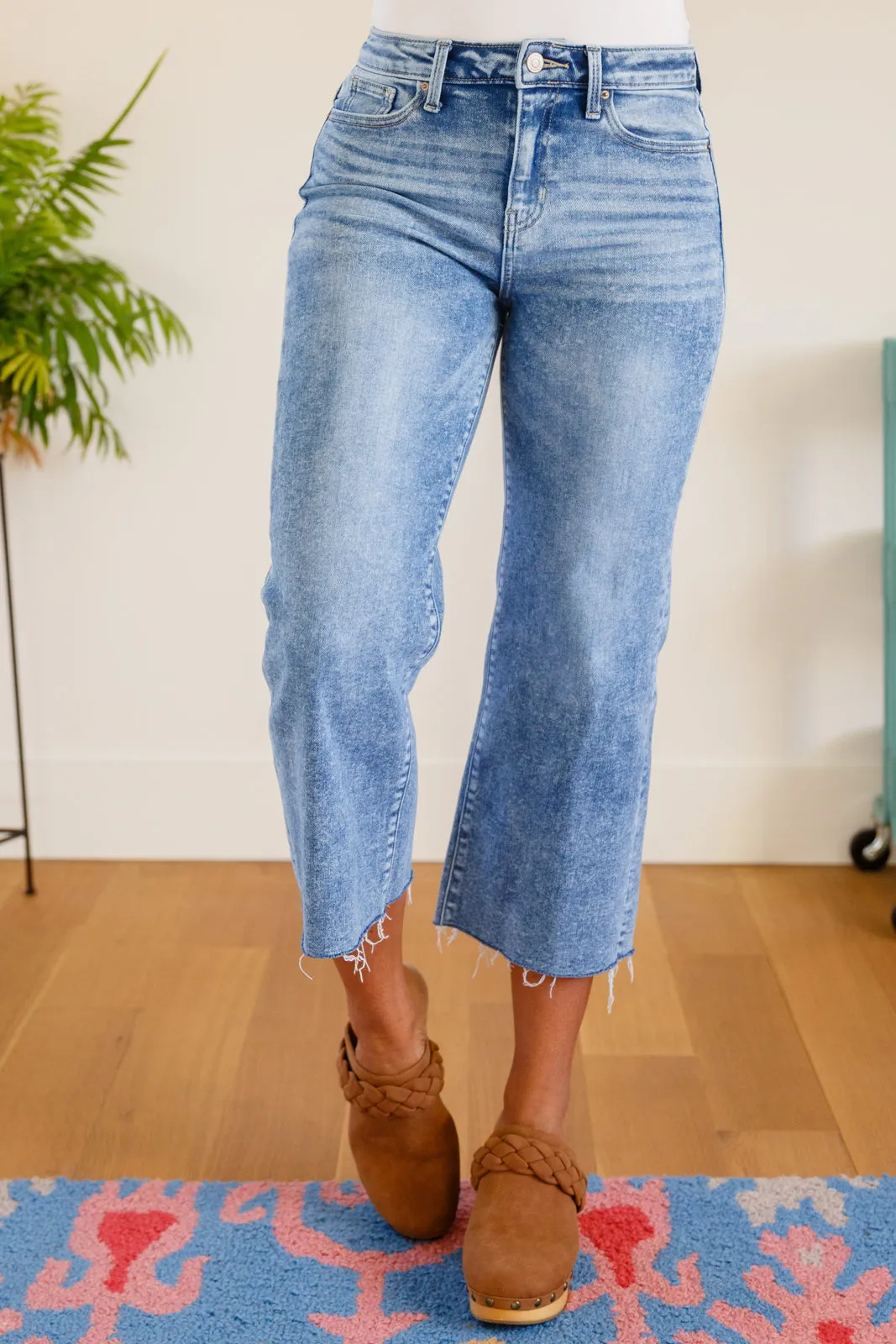 Simple is the Way Wide Leg Capris by Zenana
