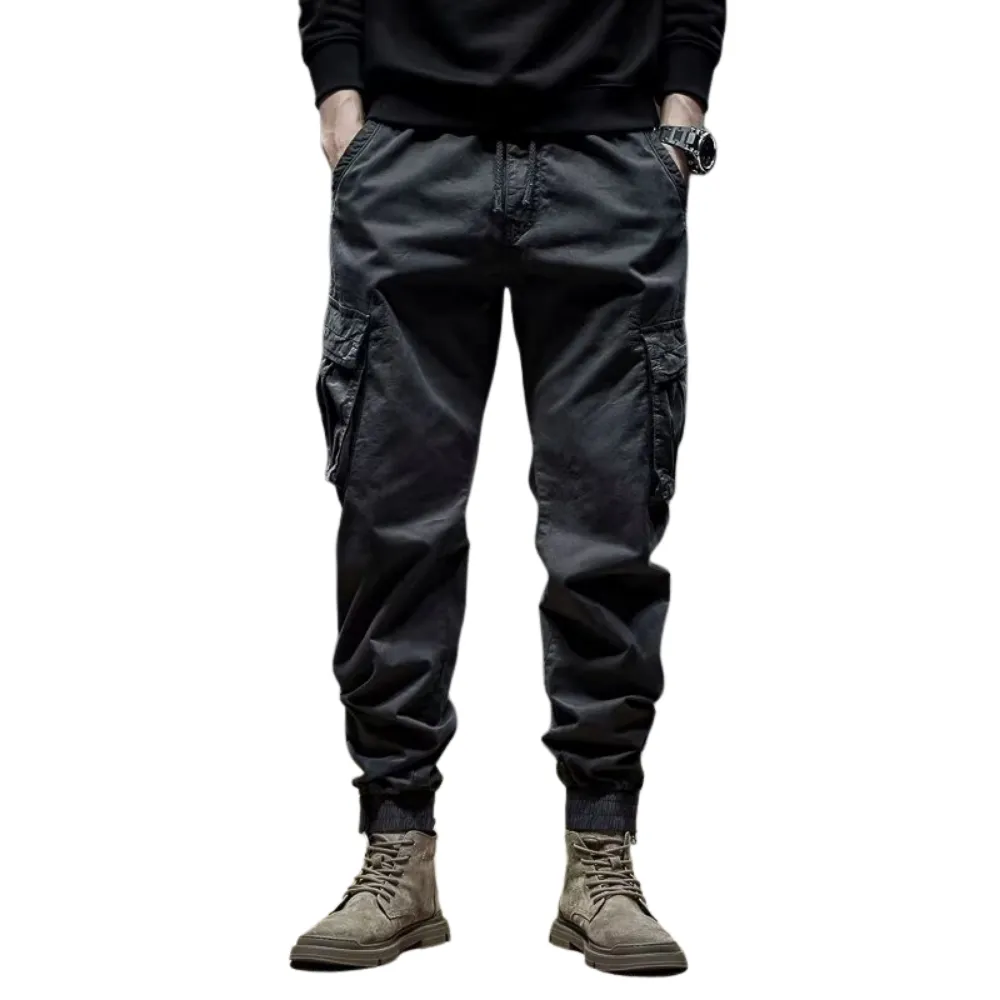 Simple Loose Multi-Pocket Cargo Pants