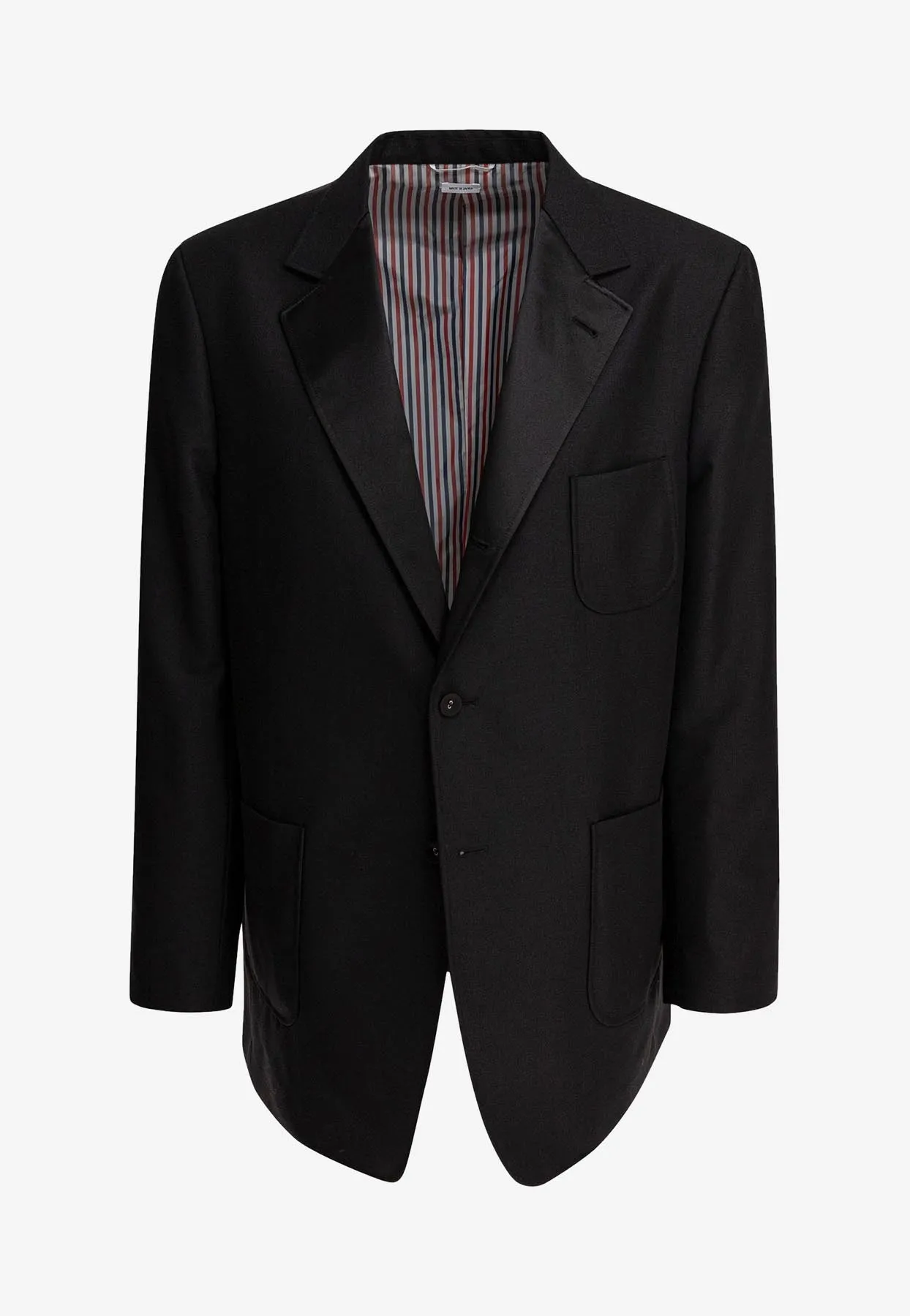 Single-Breasted Buttoned Blazer
