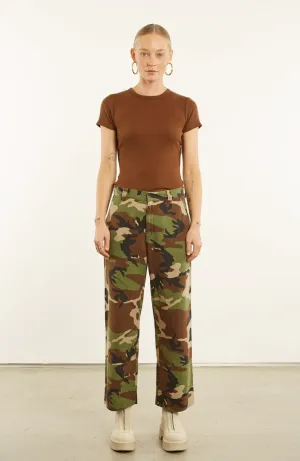 Slash Pocket Trousers in Camo