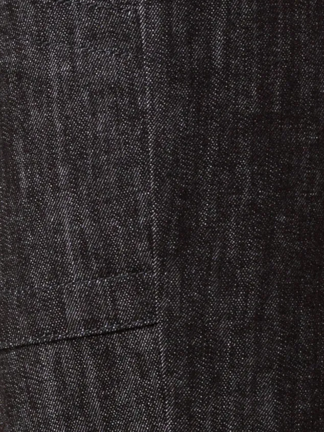 Slim Cotton Denim Stretch Pants