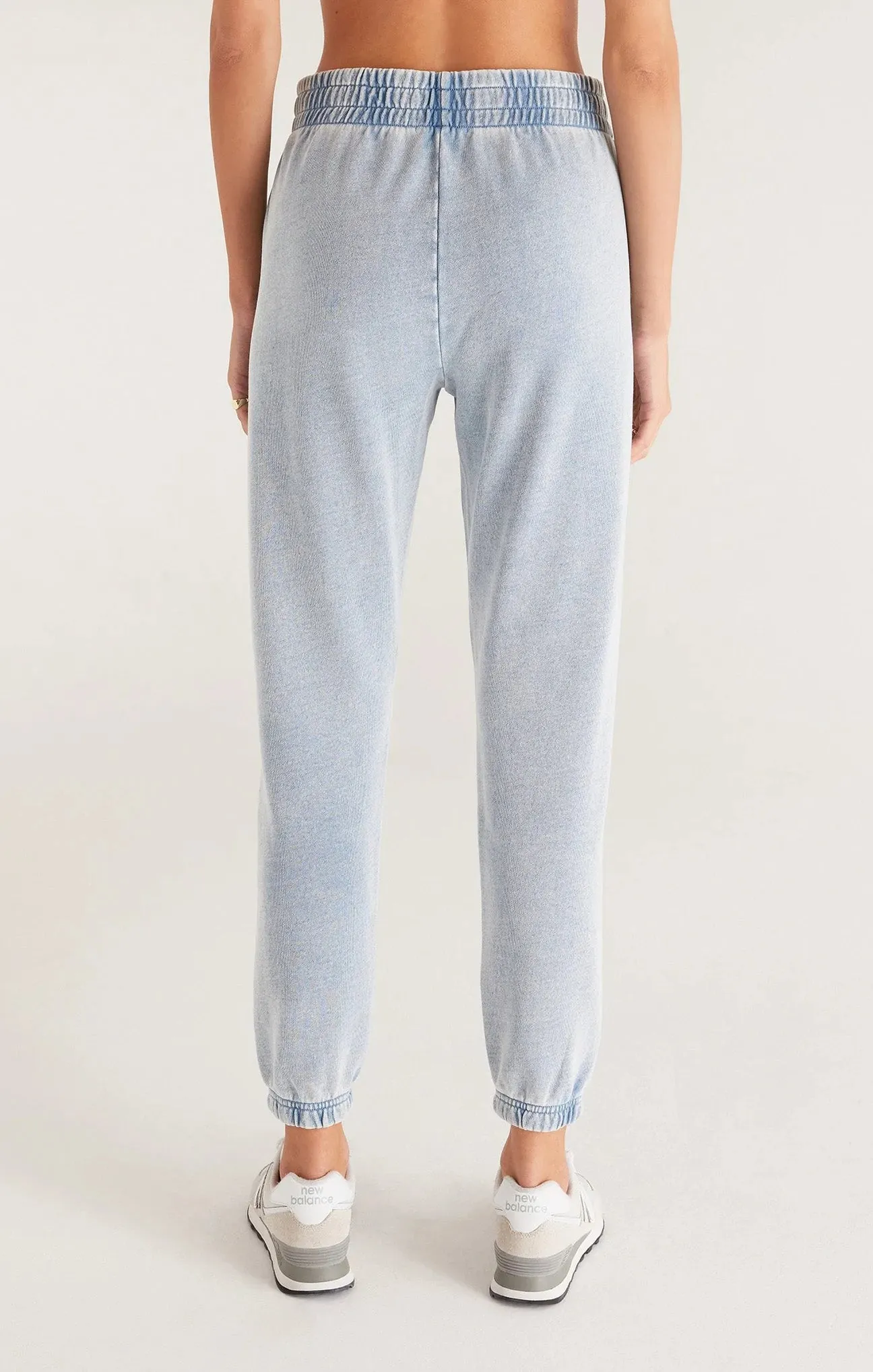 Slim Knit Denim Jogger