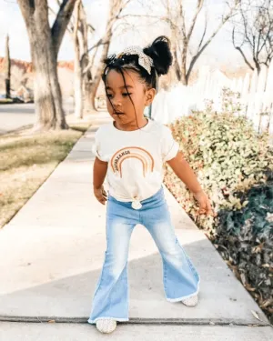 Sophie Denim Bell Bottoms-Light Wash