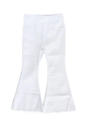 Sophie Denim Bells: White