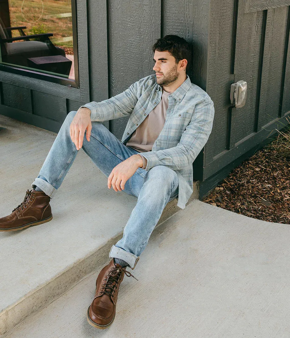 Southern Shirt Co. Braxton Lightweight Cord Flannel Skyline