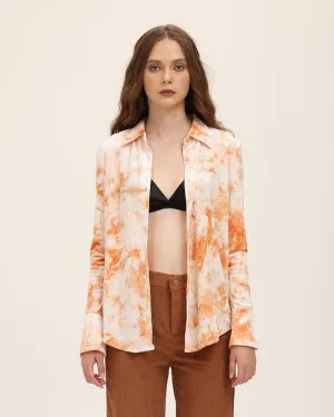 Speckled Frenzy Collared Shirt